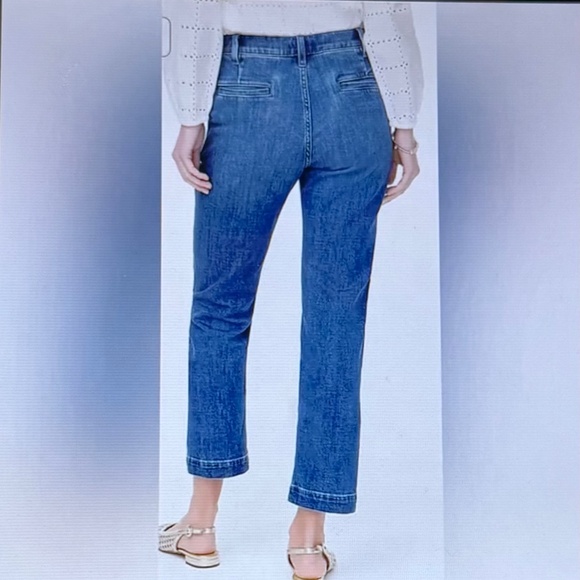 J Crew Lightweight Cropped Denim Chino Pant NWT - 29 - Picture 2 of 4